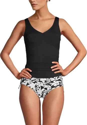 Vista 5 de Lands' End Parte superior de traje de baño tankini con aros resistente al cloro