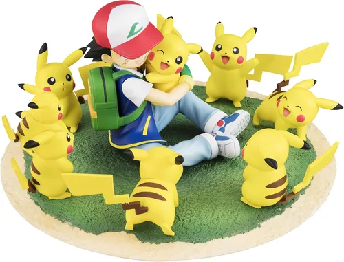 Vista 3 de Serie G.E.M. Satoshi y Pikachu (Pikachu lleno de ver.) Monstruo de bolsillo