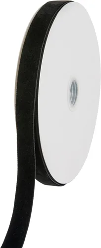 Vista 15 de Bobina de cinta de terciopelo negro de 20 yardas, 1 pulgada
