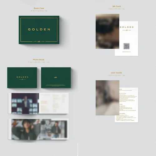 Vista 5 de (WEVERSE ALBUMS Ver.) JUNGKOOK [ORO] Álbum K-POP SELLADO