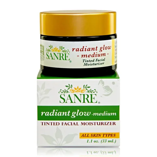 Vista 5 de SanRe Organic Skinfood - Radiant Glow Medium - Hidratante facial teñido orgánico para todo