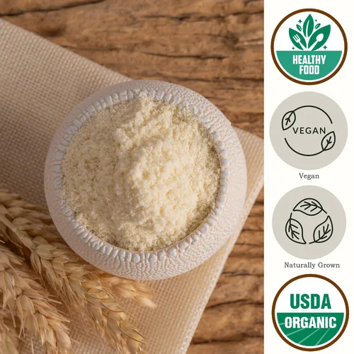 Vista 3 de Harina de espelta orgánica a granel 4.8 lb - Harina de pan para hornear granos antiguos Spelt Flour