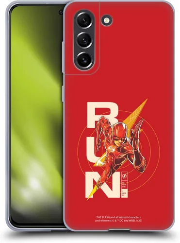 Vista 8 de Head Case Designs Funda de gel suave con licencia oficial de The Flash 2023 Barry Allen Graphics compatible con Samsung Galaxy S21 FE 5G