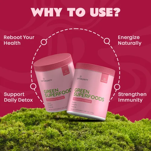 Vista 8 de Green Superfoods Polvo - Sin sabor - Mezcla de verduras orgánicas con espirulina, probióticos y enzimas digestivas - Desintoxicación, apoyo