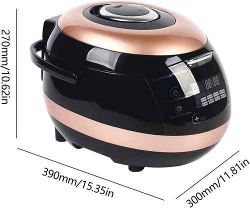 Vista 5 de LOYALHEARTDY 5L 860W Totalmente Automático Tapioca Perlas Bola Cocina Profesional Boba Máquina Panel de Control Inteligente Perla Tapioca Cocina