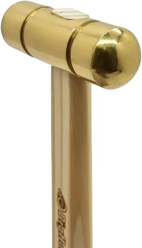 Vista 4 de Big Horn 19257 Martillo con mango de madera dura y cabeza de latón macizo, 4 oz