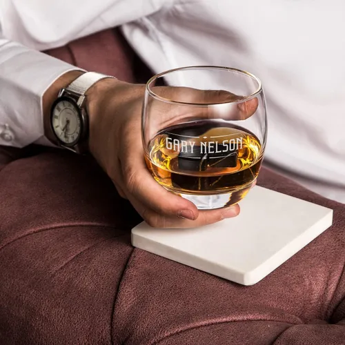 Vista 8 de Juego de decantadores de whisky hechos a mano personalizados, piedras escalofriantes de whisky, decantador de whisky grabado, 2 vasos de whisky