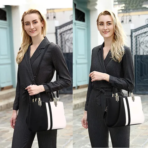 Vista 6 de PORRASSO Bolso de mujer Moda Top Handle Bolsos Señoras Tote Bolso de hombro Mujer
