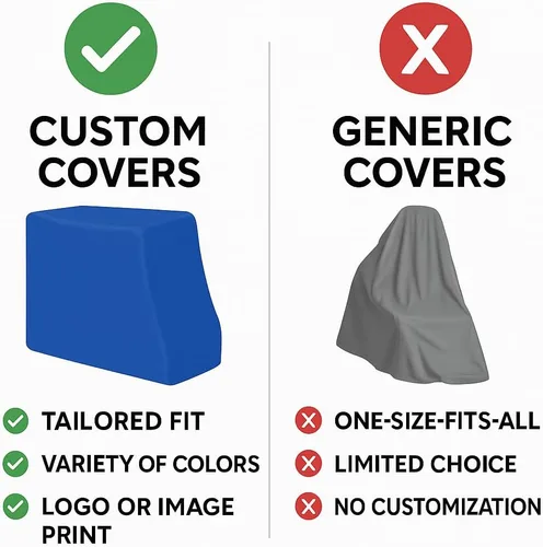 Vista 4 de American Supply Fundas protectoras personalizadas, fabricadas en Estados Unidos, resistentes, resistentes a la intemperie, uso en exteriores e