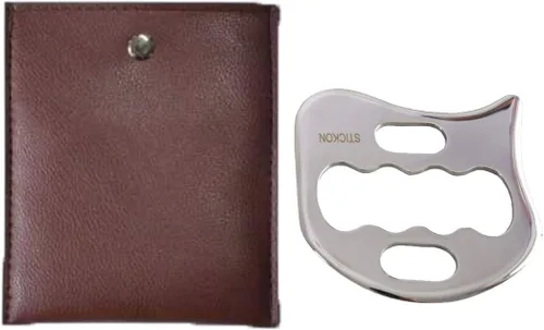 Vista 7 de STICKON Herramienta de masaje de raspado Gua Sha de acero inoxidable, herramientas IASTM, gran herramienta de movilización de tejidos blandos