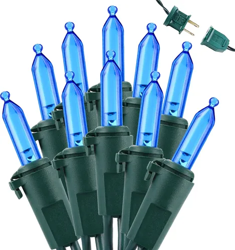 Vista 24 de Brizled Luces de Navidad, 33 pies, 100 LED Conectables de Extremo a Extremo, Mini Luces de Cadena de Navidad, 120V Certificadas UL, Blanco Frío, Luz