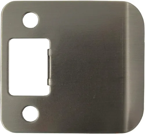 Vista 10 de Placa de impacto de esquina redonda con reborde extendido, 2-1/4" x 1-1/2", (2" de longitud total), latón antiguo de Stone Harbor Hardware