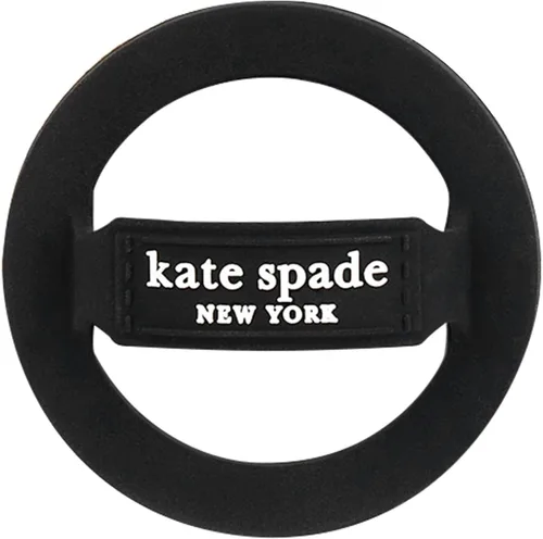 Vista 8 de Kate Spade New York Agarre magnético para móvil con asa - Desmontable y plegable - Negro Stylish Designer Phone Holder for Hand - Removable and