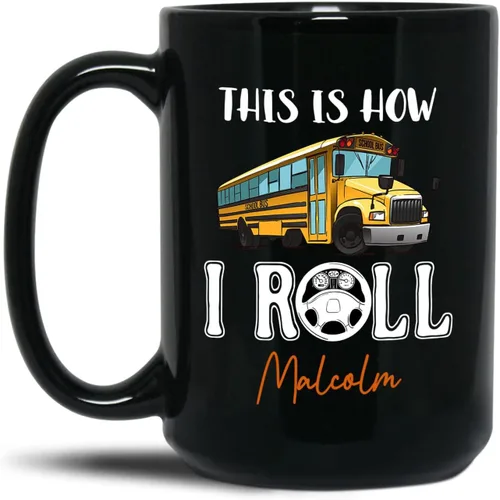 Vista 8 de A Truly Amazing Bus Driver Is Hard To Find, Difficult To Part With & Impossible To Forget Coffee Mug, Personalized Name School Bus Drivers Coffee