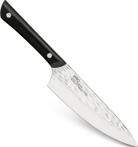 Vista 9 de Cuchillo de filete flexible Kai PRO de 6 pulgadas, cuchillo de filete afilado a mano, hoja de acero inoxidable alemán DIN1.4116, mango POM de espiga