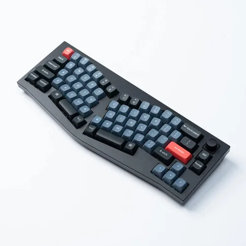 Vista 9 de Keychron Q8 Alice 65% Layout Gasket Hot Swappable Custom Mechanical Keyboard, QMK Programmable, Knob RGB Backlit Type-C Wired Aluminum Ergonomic
