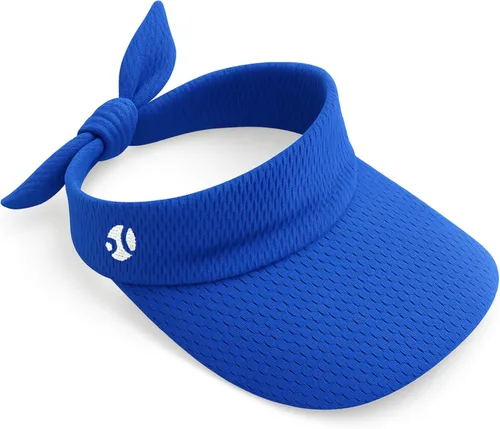 Vista 7 de Visera ajustable para mujer, protección UV, sombrero ligero para golf, tenis, correr y actividades al aire libre.