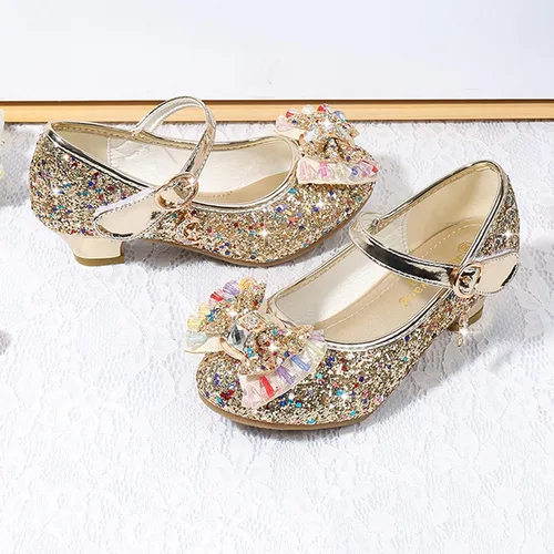 Vista 5 de Cadidi Dinos Zapatos de vestir para niñas, zapatos de fiesta de boda, zapatos de tacón Mary Jane Princesa (bebéniño pequeñoniño grande)
