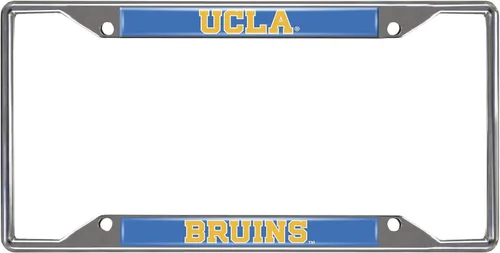 Vista 4 de FANMATS Marco de matrícula de metal cromado NCAA