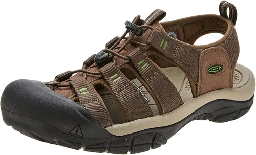 Vista 12 de KEEN Newport H2 Sandalias de punta cerrada para hombre Aleación/oro crema