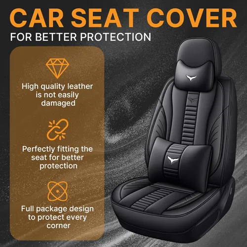 Vista 7 de Fundas de asiento de automóvil de lujo de 2 asientos para Jeep 1999-2025 95% modelos, diseño de bolsa de almacenamiento trasera, almohada Línea