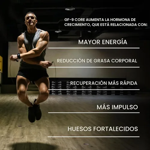 Vista 3 de GF9 Core Apoyo natural de HGH Envejecimiento saludable Rendimiento