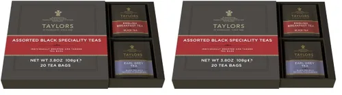 Vista 7 de NUEVO Calendario de Adviento navideño de té Taylors of Harrogate 2025, set de regalo – 24 días, 48 bolsitas de té – Cuenta regresiva para Navidad