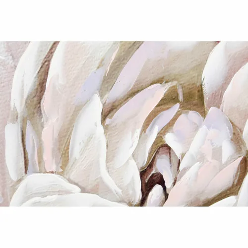 Vista 4 de Lienzo DKD Home Decor Lienzo Madera MDF 80 x 3 x 80 cm Flor