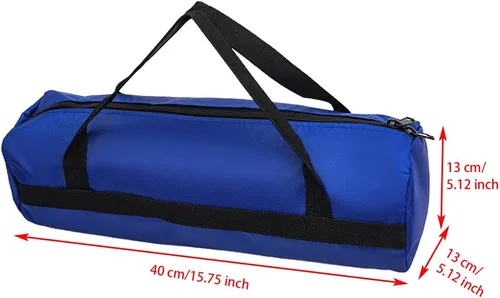 Vista 2 de Bolsa de herramientas de lona pequeña, organizador impermeable con cremallera, utilidad 2Pc 600D Waxed,Heavy Duty Multi Purpose,Screw Nut Nail