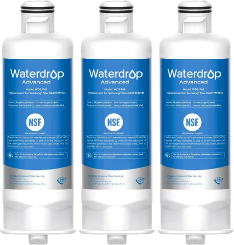 Vista 11 de Waterdrop WDS-F45 Filtro de agua, repuesto para Samsung® DA97-17376B