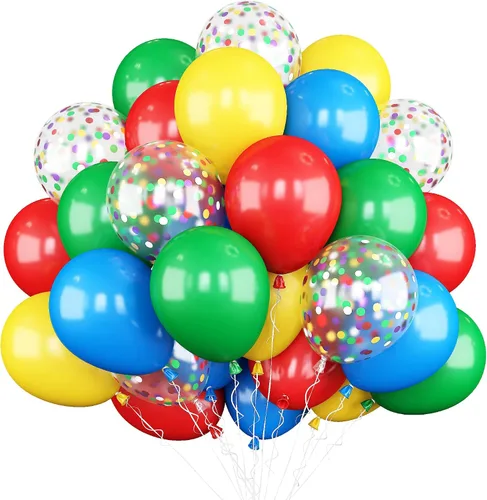 Vista 20 de Set de globos de albaricoque, 60 unidades de globos de albaricoque dorado y blanco, globos de látex de albaricoque desnudo de 12 pulgadas, globos