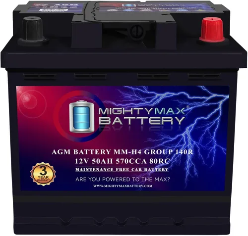 Vista 10 de Mighty Max Battery MM-AUX12 Batería Auxiliar 12 V 12 Ah, 20 RC, 200 CCA Batería AGM recargable para auto