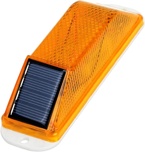 Vista 8 de Aolyty Luz de Advertencia Estroboscópica Solar, Lámpara de Advertencia LED Sensible, Luz Super Brillante IP54, Control de Luz Impermeable, Baliza