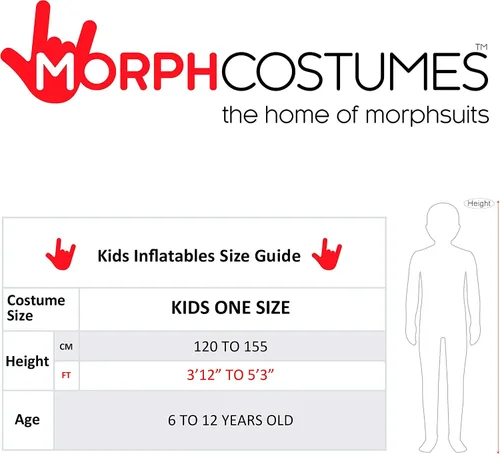 Vista 7 de Morph Disfraz inflable de dragón de Halloween para adultos disfraz de montar