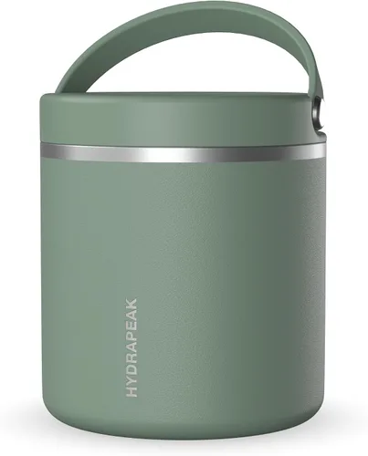 Vista 19 de Hydrapeak Tarro de alimentos aislado al vacío de acero inoxidable de 18 onzas para alimentos calientes y alimentos fríos, tarro de sopa a prueba