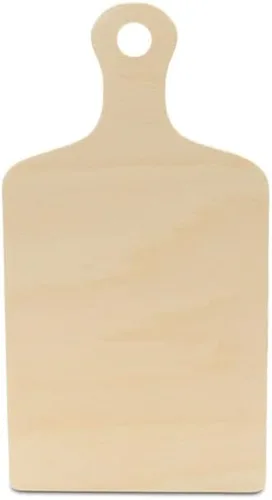 Vista 11 de Tablas de cortar de madera, 12 pulgadas con bordes redondeados, paquete de 1 tabla de cortar de madera de pájaros carpinteros, para cocina Bordes