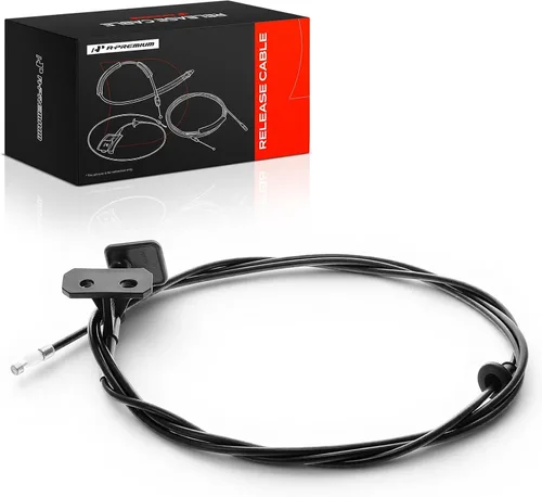 Vista 9 de A-Premium Cable de liberación del capó delantero sin mango compatible con Honda Civic 1992 1993 1994 1995, 91.1 pulgadas Compatible with Honda