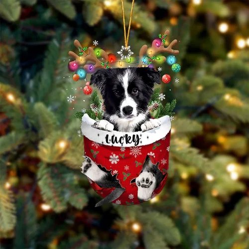 Vista 79 de Adorno de Navidad personalizado para perro Airedale Terrier en bolsillo de nieve, adorno para árbol de Navidad, idea de regalo para amantes