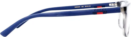 Vista 3 de Gafas Gucci GG 0424 O- 003 HAVANAAZUL, Havana Transparente Azul