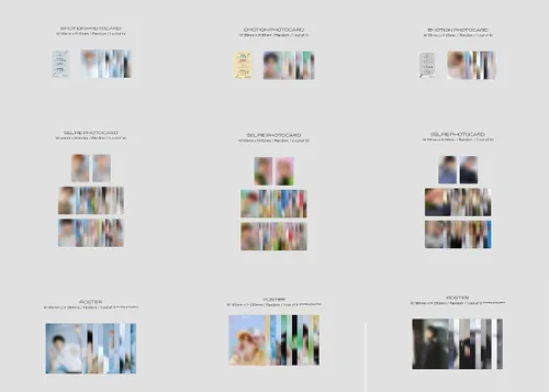 Vista 4 de IST Ent. THE BOYZ BE AWARE 7th Mini Album (DENIAL + DESIRE + DOCUMENT - 3 Version Full Set) + 1ea Store Gift Card
