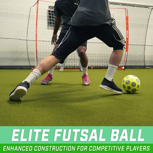 Vista 4 de GoSports Pelotas de fútbol sala Elite – Elige un paquete individual o seis – Ideal para juegos de fútbol sala en interiores o exteriores o práctica