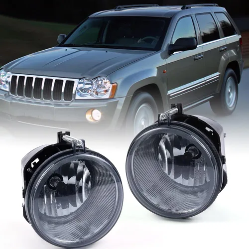 Vista 12 de PIT66 Luces antiniebla para parachoques delantero, compatibles con Jeep Grand Cherokee 2005-2010/Jeep Commander 2006-2010 izquierda/derecha