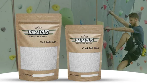 Vista 7 de BARACUS Chalk Bag - Premium Gym Chalk for Climbing & Lifting Chalk, Gymnastics, Weightlifting, Crossfit, Pool Dance, Training and Improve Your Hand