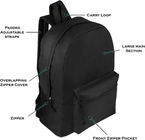 Vista 5 de Wholesale - Mochilas para estudiantes y adultos, 16.9in, 24 bolsas), unknown