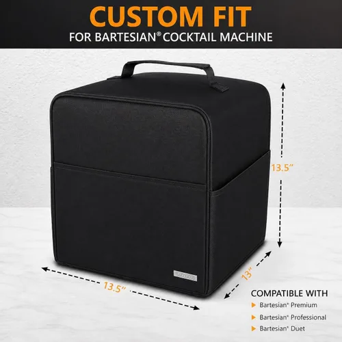 Vista 4 de Ksestor Cubierta Antipolvo Bartesian - Cubierta Bartesian para Máquina de Cócteles - Compatible con Premium, Professional, Duet - Negro