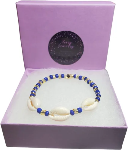 Vista 8 de Sea Shell Santeria Ilde Stretch Unisex Beaded Ifa Bracelet