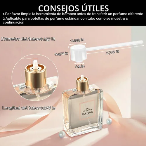 Vista 5 de Zonon - Botella atomizadora de perfume recargable (0.2 fl oz, 56 unidades), color negro