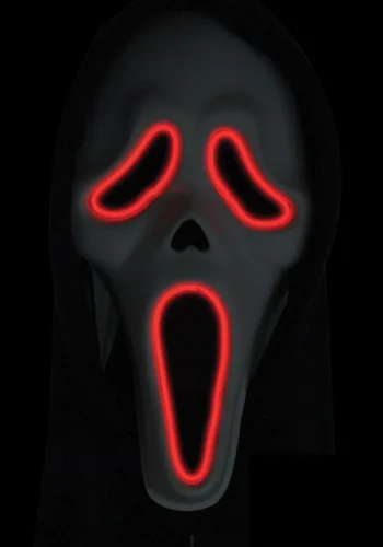 Vista 3 de Disfraz E.L. Ghost Face para Adultos Multicolor