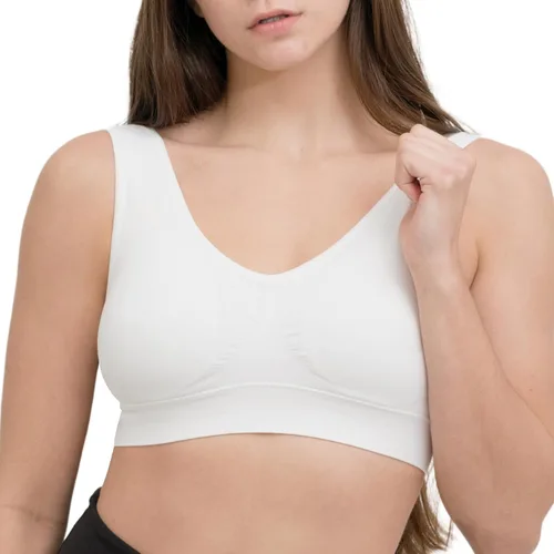 Vista 58 de Coobie Brasier sin costuras de cobertura completa para mujer con acolchado extraíble para mayor comodidad