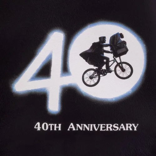 Vista 4 de Loungefly E.T. El 40 aniversario extraterrestre mochila de escena de bicicleta, exclusiva de Tienda (ETBK0003)